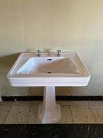 Vintage retro wastafel lavabo, Ophalen, Zo goed als nieuw, Steen, Wastafel
