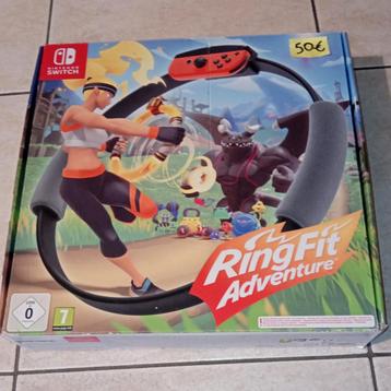 Nintendo Switch game: Ringfit Adventure: + 3 Switch Games=60 beschikbaar voor biedingen
