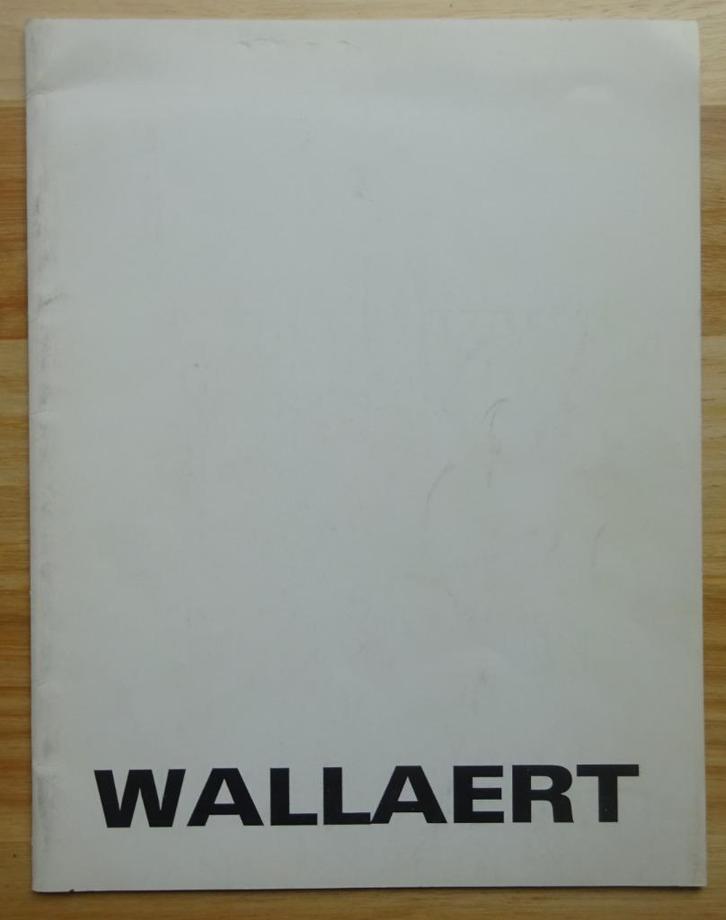 Martin Wallaert, brochure, 1976, Boeken, Kunst en Cultuur | Beeldend, Gelezen, Schilder- en Tekenkunst, Ophalen of Verzenden