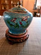 Chinese email cloisonné plique à jour vaas, Antiek en Kunst, Antiek | Vazen, Ophalen