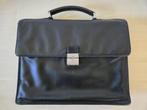 Picard zwarte lederen aktetas / werktas, Overige merken, Gebruikt, Zwart, Ophalen of Verzenden