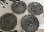 Set tinnen borden, Antiek en Kunst, Antiek | Tin, Ophalen of Verzenden