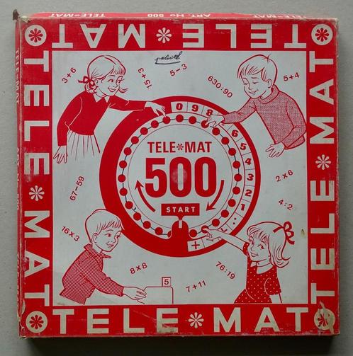 Oud vintage TELE MAT-spel, Hobby en Vrije tijd, Gezelschapsspellen | Bordspellen, Gebruikt, Ophalen