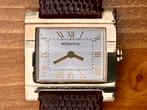 Rodania horloge met lederen bandje, Handtassen en Accessoires, Horloges | Dames, Ophalen of Verzenden