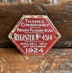 Plaque Immatriculation Tamise UK, Ophalen of Verzenden