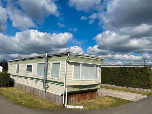 Stacaravan op camping “Klein Strand” Jabbeke, Caravans en Kamperen, Stacaravans, Ophalen