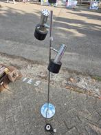 vintage lamp, geborsteld staal, te renoveren, Ophalen, Gebruikt, 100 tot 150 cm, Vintage
