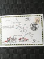 Herinneringsblad Postroute. 6010 Innsbruck 12.1.1990., Postzegels en Munten, Postzegels | Europa | België, Met stempel, Europa