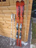 Ski's + stokken, Sport en Fitness, Ophalen, 140 tot 160 cm, Gebruikt, Head