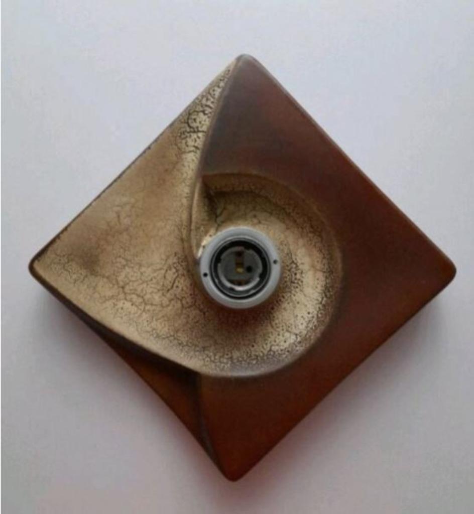 vintage wand/plafondlamp keramiek 60 - 70er, Ophalen, Huis en Inrichting