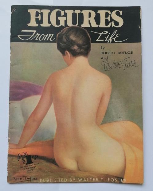 FIGURES FROM LIFE - 19, Walter T. Foster & Robert Duflos, Boeken, Kunst en Cultuur | Beeldend, Gelezen, Schilder- en Tekenkunst