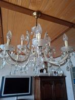 grote kristallen luster met grote kristallen, Antiek en Kunst, Ophalen