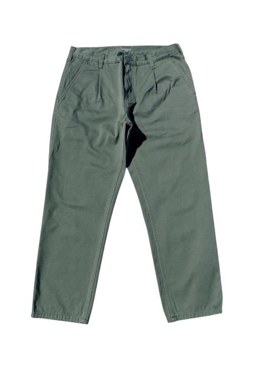 Vintage Carhartt WIP Abbott Pant, Kleding | Heren, Broeken en Pantalons, Zo goed als nieuw, Overige maten, Groen, Verzenden