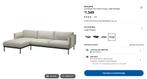 Ikea Applaryd 3 zit zetel met chaise Lejde lichtgrijs, Huis en Inrichting, Zetels | Zetels, Ophalen, 250 tot 300 cm, Gebruikt
