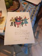 bd tintin affiche rare achetée sur une brocante, Livres, Enlèvement, Neuf