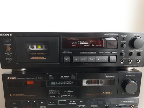 Sony HX PRO TC-RX77 cassettedeck, Audio, Tv en Foto, Cassettedecks, Dubbel, Sony, Auto-reverse, High speed dubbing, Tape counter