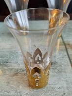 6 Likeurglaasjes met verzilverde staander, Antiek en Kunst, Ophalen of Verzenden