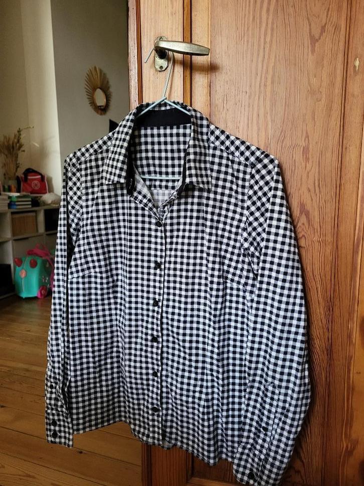 Chemise Terre Bleue, Kleding | Dames, Blouses en Tunieken, Zo goed als nieuw, Maat 38/40 (M), Blauw, Ophalen of Verzenden