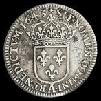 Munt / Frankrijk / Lodewijk XIII - 1/12 Ecu - 1643 A /Zilver, Ophalen of Verzenden, Frankrijk, Losse munt, Zilver