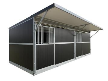 Mobiele buitenstal | 2 paardenboxen | Verplaatsbaar | NIEUW beschikbaar voor biedingen