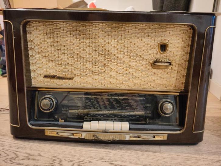 Antieke/vintage Radio Grundig 3043 W/3D van 1955, TV, Hi-fi & Vidéo, Radios, Utilisé, Radio, Enlèvement