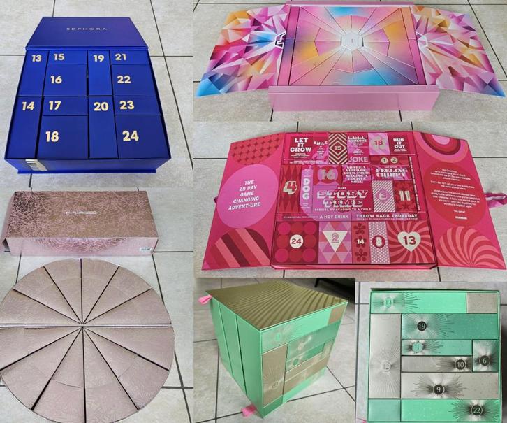 ADVENTSKALENDERS - LEEG OM ZELF IN TE VULLEN, Diversen, Kerst, Gebruikt, Ophalen of Verzenden