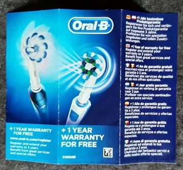 Te koop:  Nieuw! 4 opzetstukjes voor Oral-B tandenborstel beschikbaar voor biedingen
