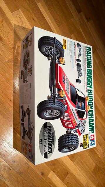 NIB Tamiya Rough Rider/Buggy Champ Silver Edition, Neuf, Échelle 1:10, Voiture off road, Enlèvement