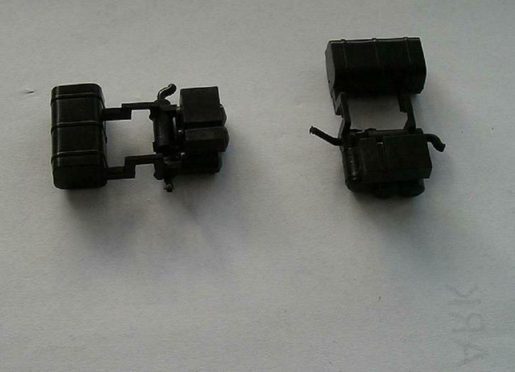 Tekno brandstoftank met luchtketels en accubak, Hobby en Vrije tijd, Modelauto's | 1:50, Nieuw, Bus of Vrachtwagen, Tekno, Ophalen of Verzenden