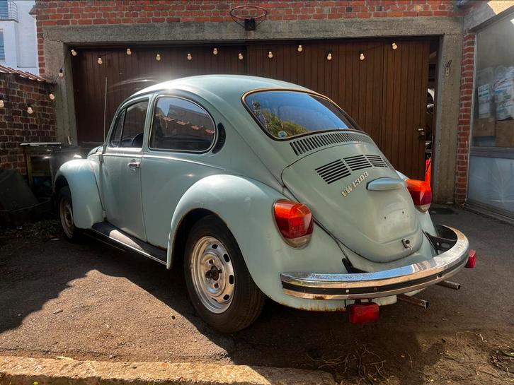Vw Kever 1303, Auto's, Oldtimers, Particulier, Volkswagen, Benzine, Stadsauto, 2 deurs, Handgeschakeld, Blauw, Zwart, Kunstmatig leder