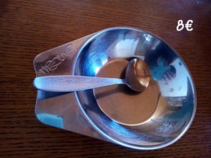 couverts pour bébé vintage, gant de toilette super parrain, Kinderen en Baby's, Kraamcadeaus en Geboorteborden, Gebruikt, Ophalen of Verzenden
