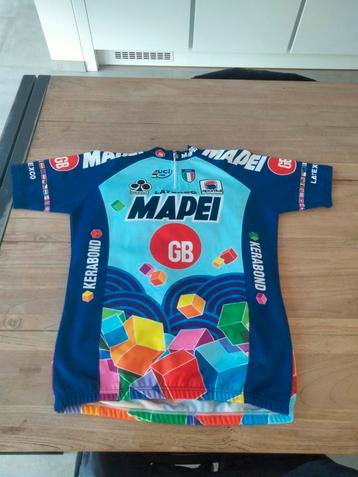 Vintage mid 90s koers trui Mapei GB wielrennen  beschikbaar voor biedingen
