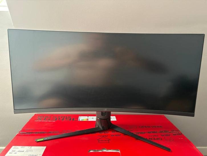 ASUS ROG Strix XG349C, Informatique & Logiciels, Moniteurs, Utilisé, 151 à 200 Hz, DisplayPort, HDMI, USB-C, Gaming, Connexion casque