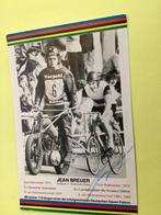 wielerkaart 1982 wk stayer  jan breuer signe, Verzenden, Zo goed als nieuw