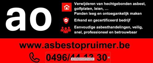 asbest, Doe-het-zelf en Bouw, Platen en Panelen, Ophalen