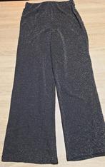 Wijde glitter broek, Enlèvement ou Envoi, Taille 36 (S), Noir, Comme neuf