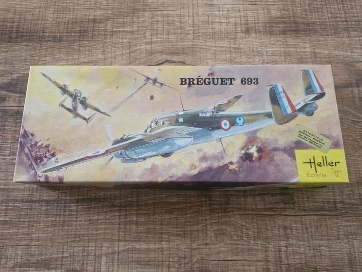 Heller Bréguet 693 1/72, Hobby en Vrije tijd, Modelbouw | Vliegtuigen en Helikopters, Nieuw, Vliegtuig, 1:72 tot 1:144, Heller