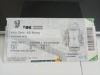 Ticket Gent vs AS Roma 06/08/09, Utilisé, Enlèvement ou Envoi