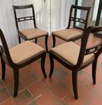 4 vintage BEHAEGEL stoelen, Ophalen, Gebruikt, Hout, Eén