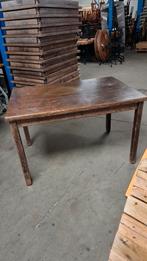 14 horeca cafe kaart tafels hout 120x80 cm + stoelen horeca, Enlèvement ou Envoi