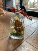 siervaasje met blad en bloem in, Antiek en Kunst, Curiosa en Brocante, Ophalen