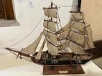 Maquette bois bateau bergantin siglo XVIII, Enlèvement, Utilisé