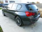 BMW 1 Serie 118i i M-sportpakket Navi Cruise Control LED PDC, Te koop, Zilver of Grijs, Berline, Benzine