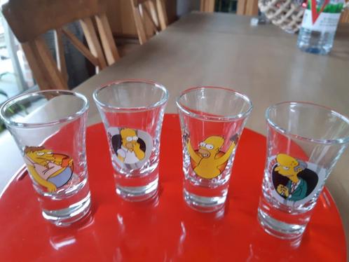 The Simpsons glazen, De Simpsons, Collections, Verres & Petits Verres, Enlèvement ou Envoi