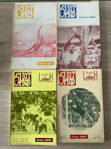 Belgische Voetbaljaarboeken Shot 70,71,72 en 73-74