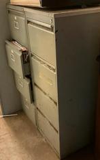 3 metalen bureel hangmappen kasten incl mappen, Archief en Opbergen, Ophalen, Inrichting