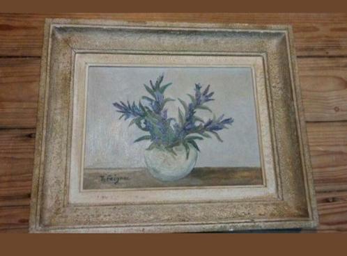 Tableau fleur Thérèse FREGNAC, Antiquités & Art, Art | Peinture | Classique, Enlèvement ou Envoi