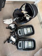 Maxi cosi Cabriofix + 2 isofix familyfix + toebehoren, Kinderen en Baby's, Ophalen, Gebruikt, Isofix, Slaapstand