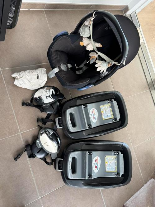 Maxi cosi Cabriofix + 2 isofix familyfix + toebehoren, Kinderen en Baby's, Autostoeltjes, Gebruikt, Maxi-Cosi, Isofix, Slaapstand