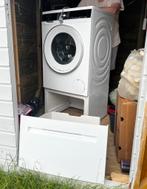 Siemens wasmachine met voetstoek en onderlade, Ophalen, Zo goed als nieuw